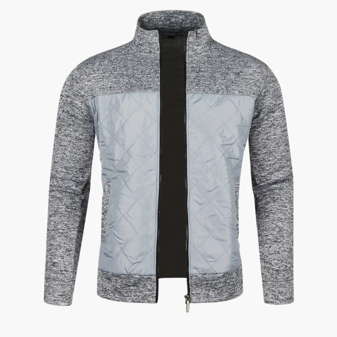 Eugene - Stylish cardigan with full zipper for men