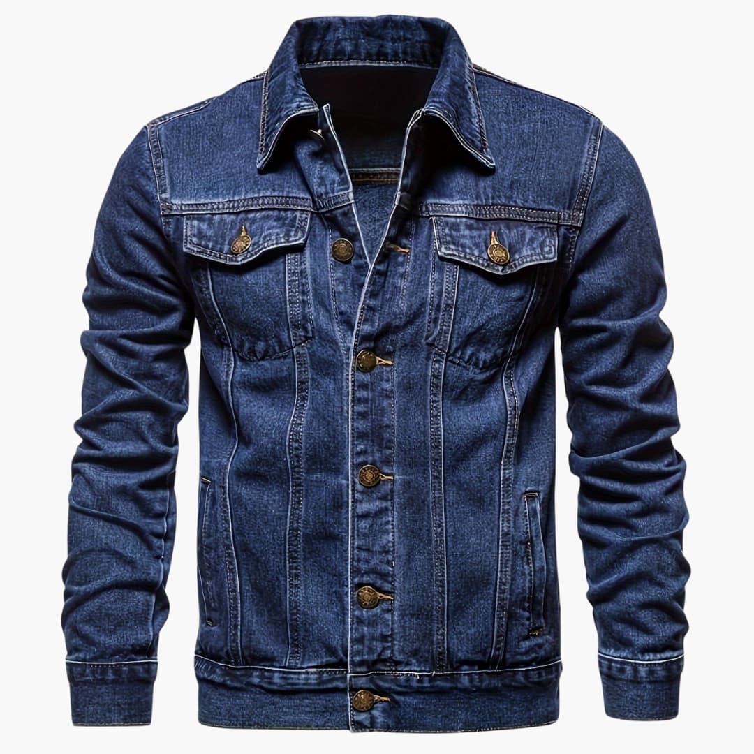 Andrea - Slim-fit casual denimjakke for menn