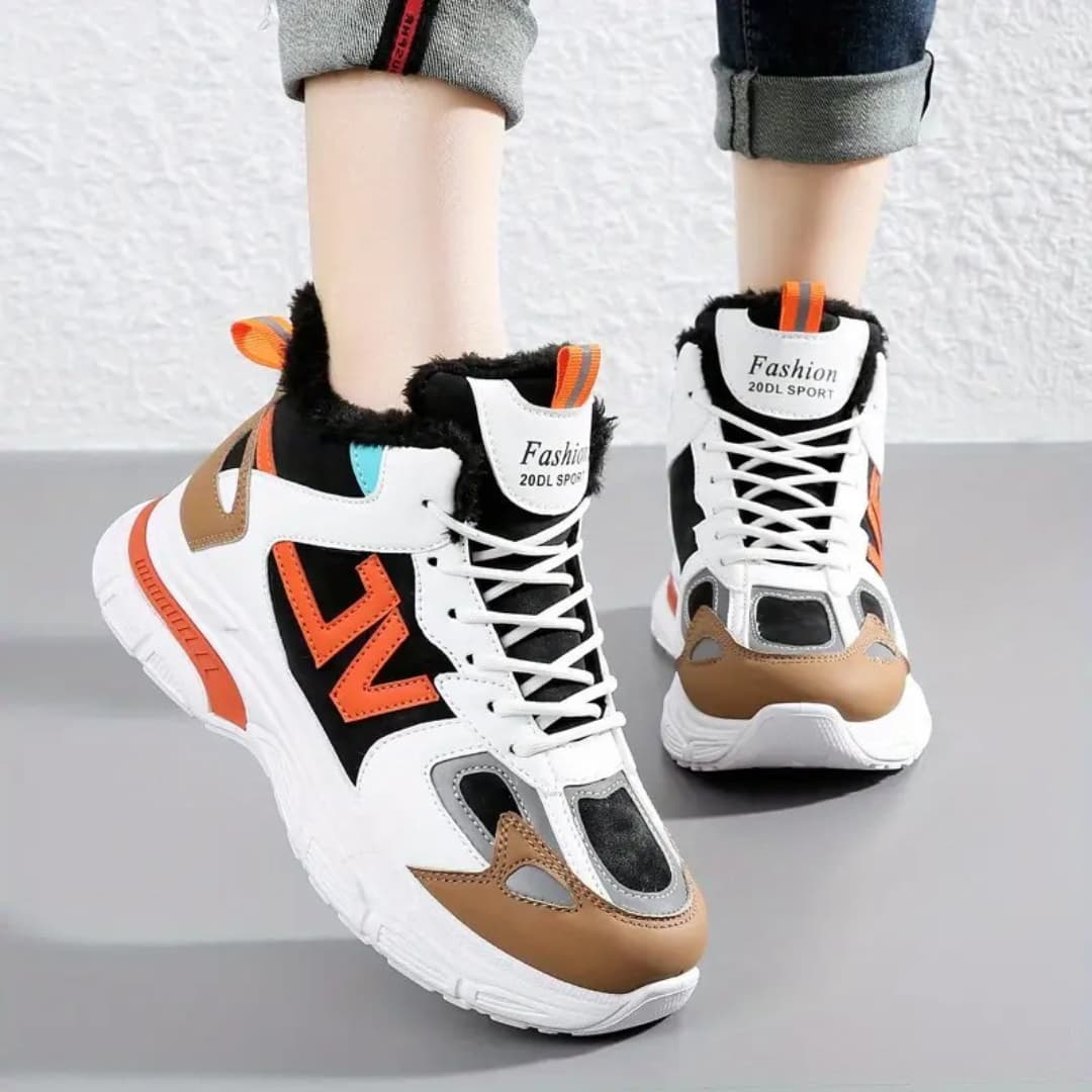 Joanna - Stylish winter running shoes with high top for women