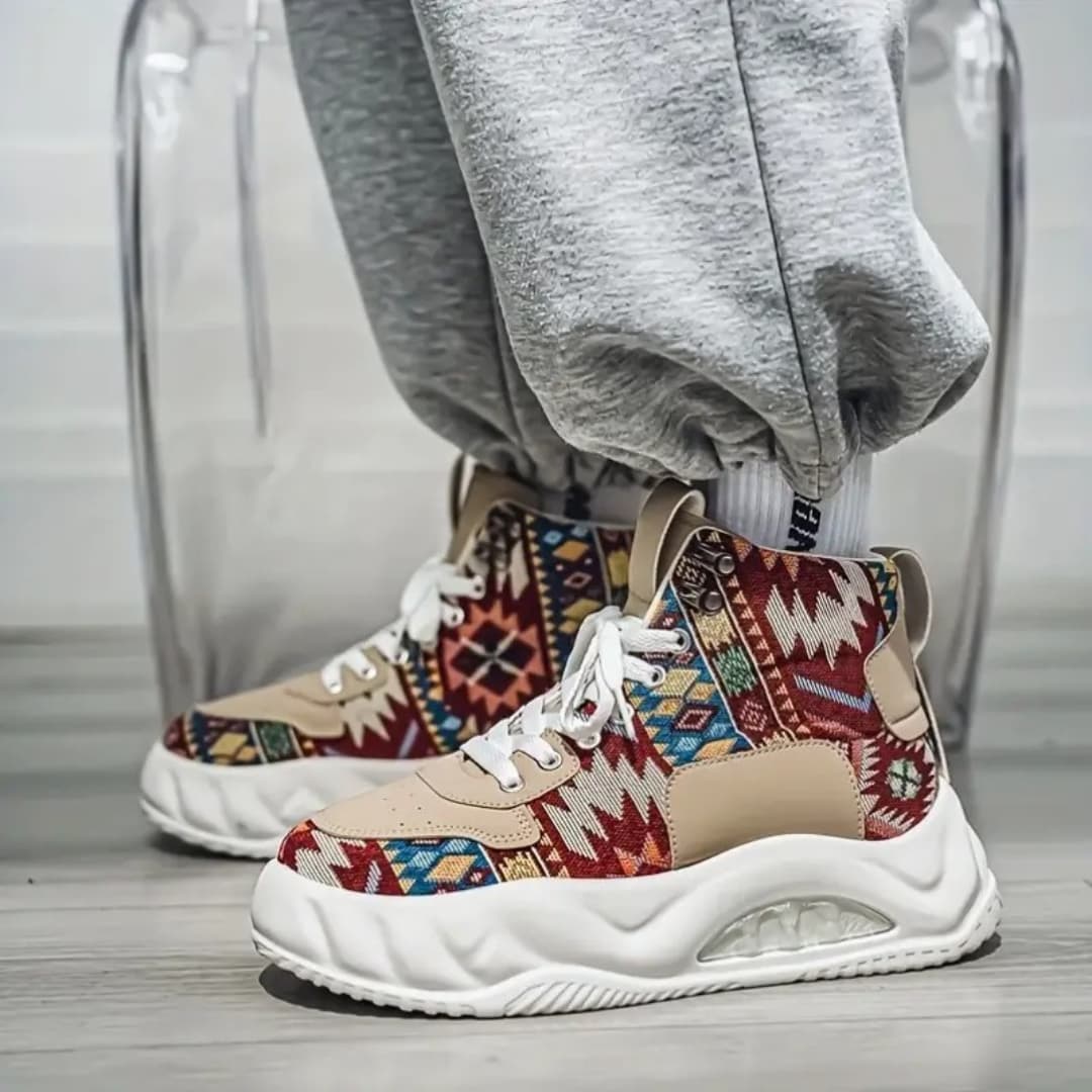 Bart - Trendy high-top sneakers for men
