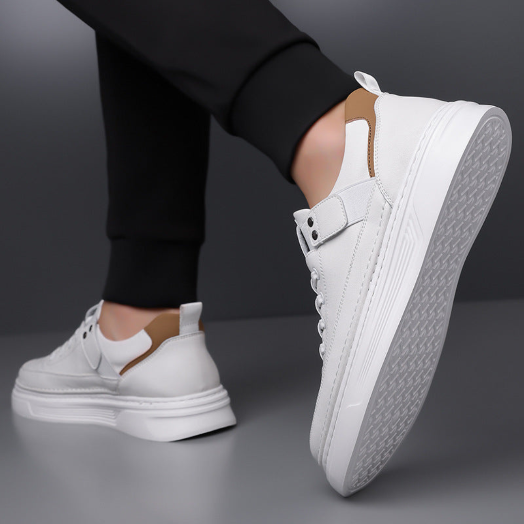 Elias - Versatile leather running shoes for men
