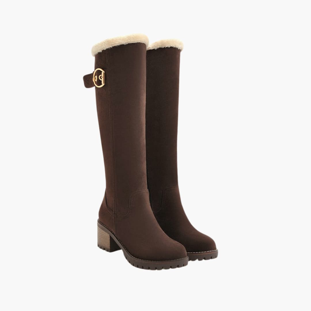 Enya - Comfortable high-heeled boots for women