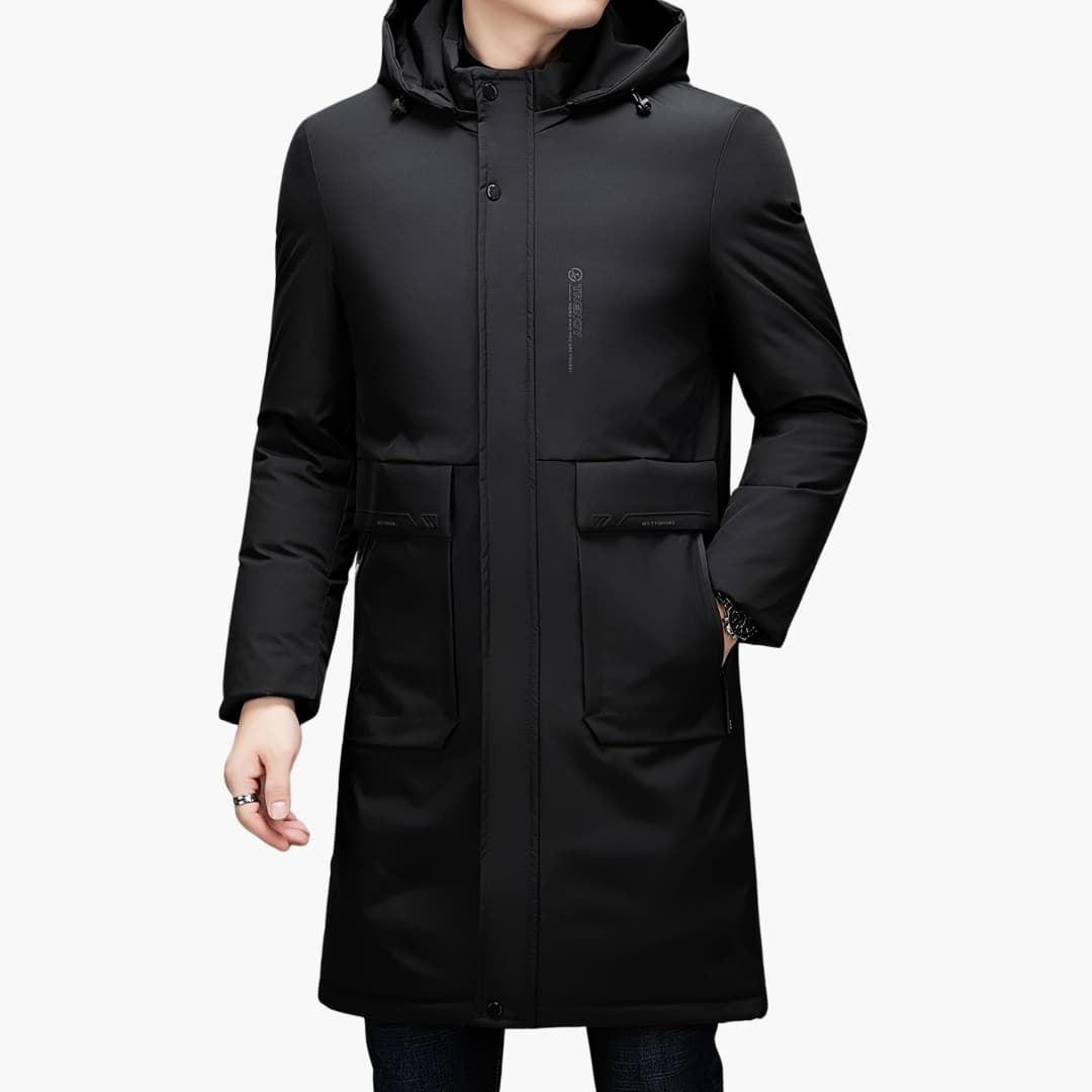Evan - Stylish winter jacket with hood for men