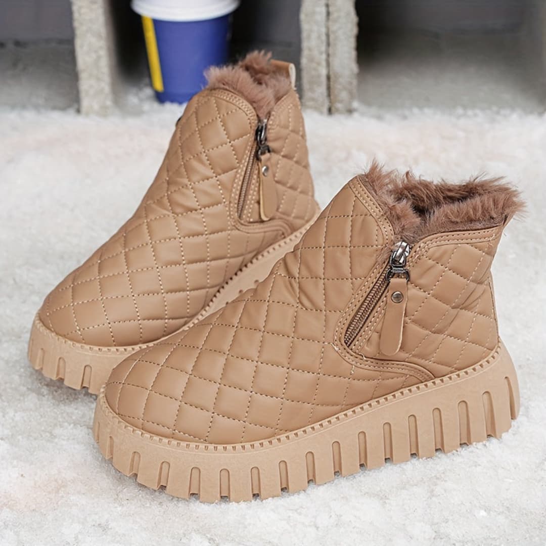 Amelia - Cozy snow boots in cotton for women