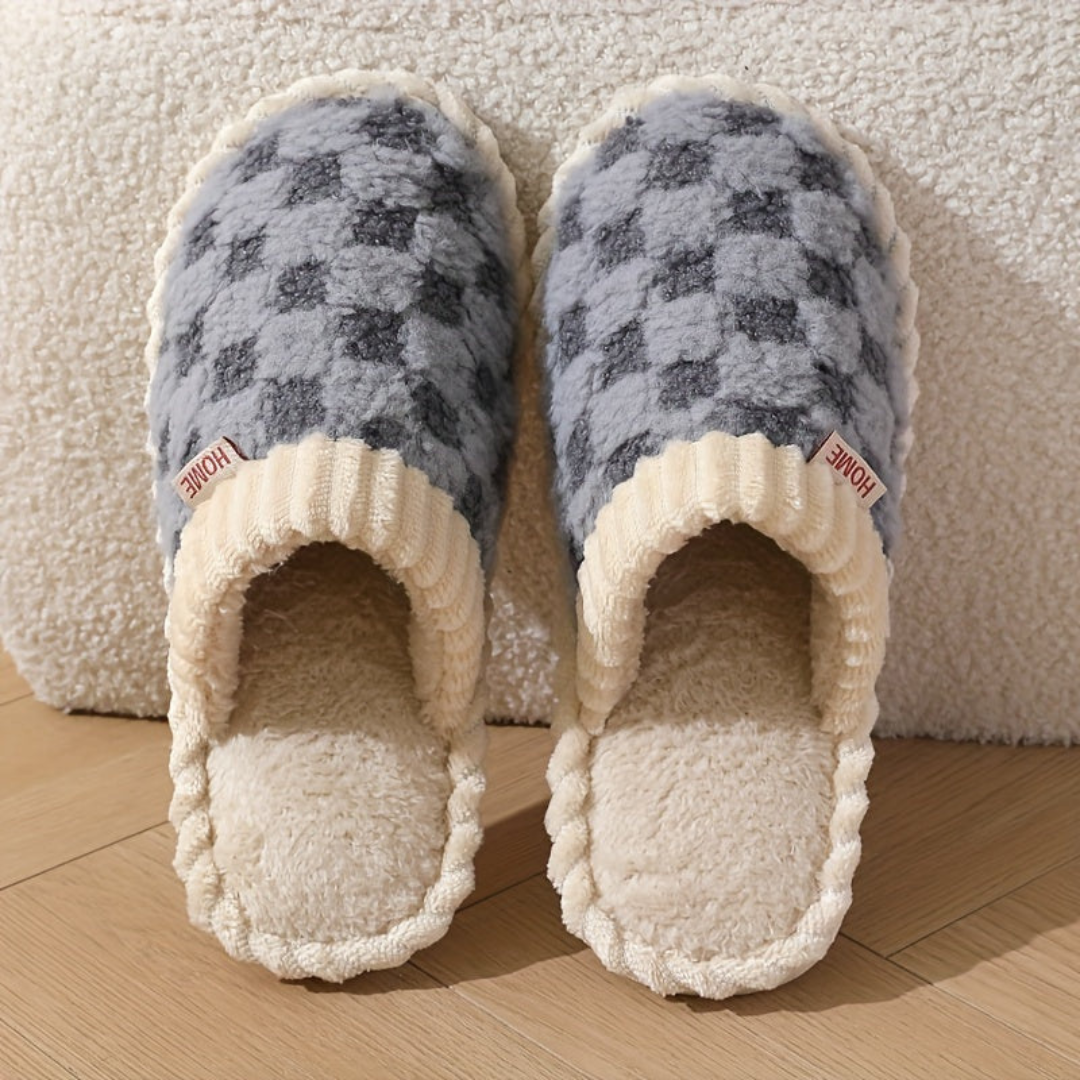 Winter Slippers with Closed Toe Soft and Warm Comfort