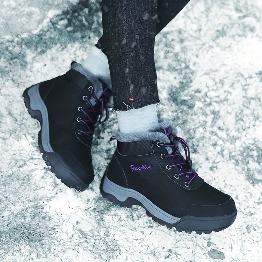 Women's Winter Platform Sneakers Plush Lining Ready for Outdoors