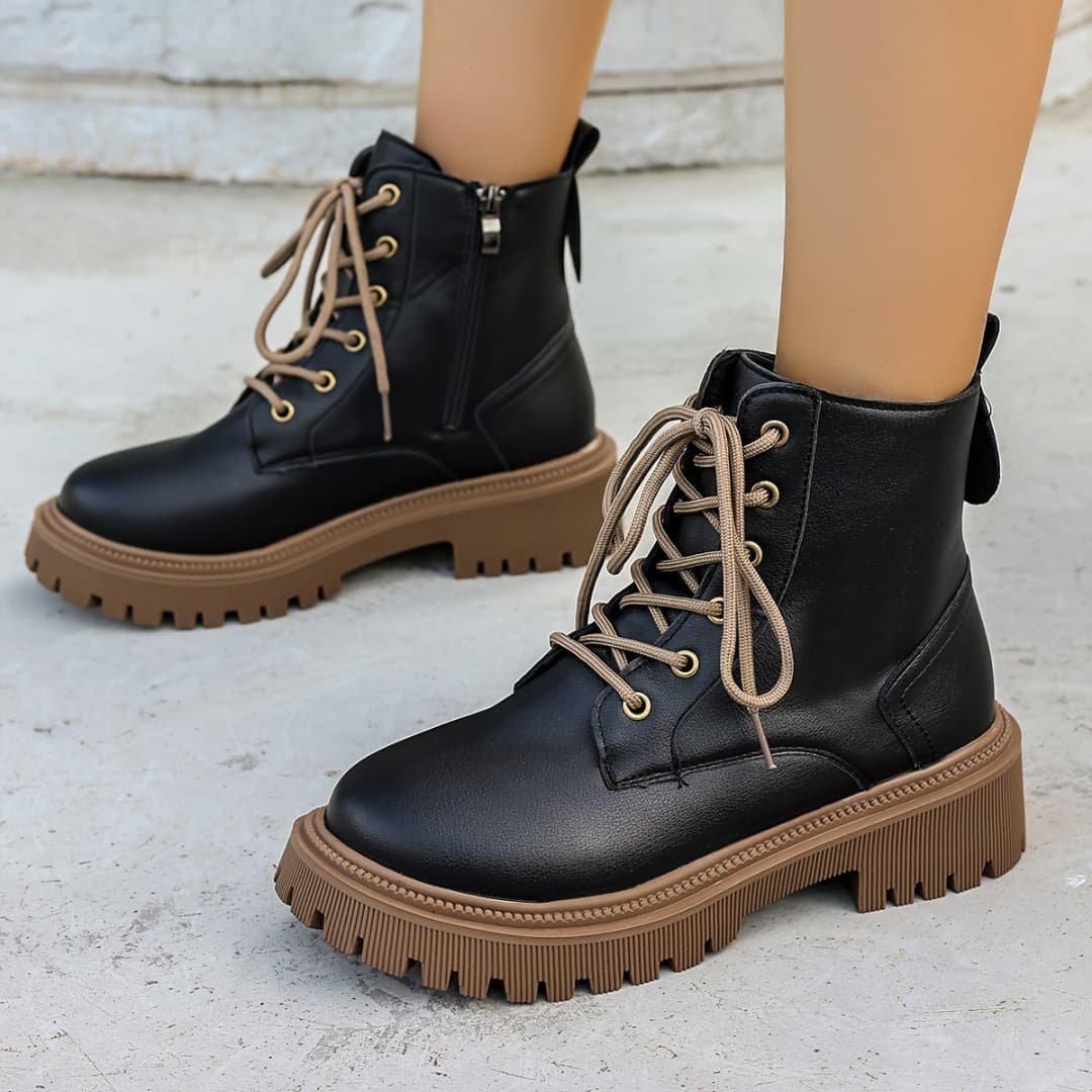 Women's Vintage Inspired Ankle Shoes Stylish Winter Ready