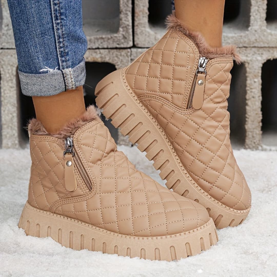 Amelia - Cozy snow boots in cotton for women