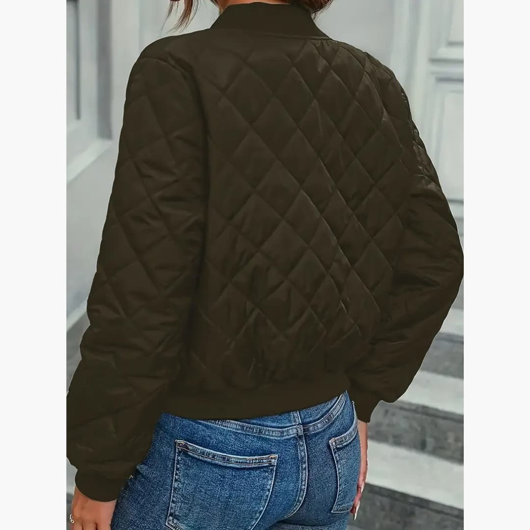 Isabelle - Stylish padded jacket with zipper for women