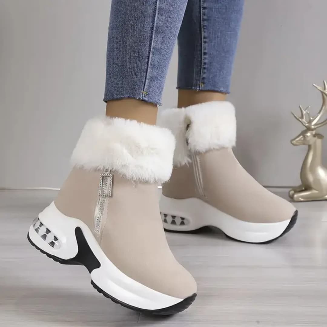 Petra - Ankle boots with fleece lining for women