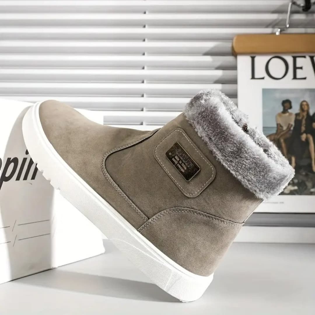 Casimir - Warm snow boots with high top for men