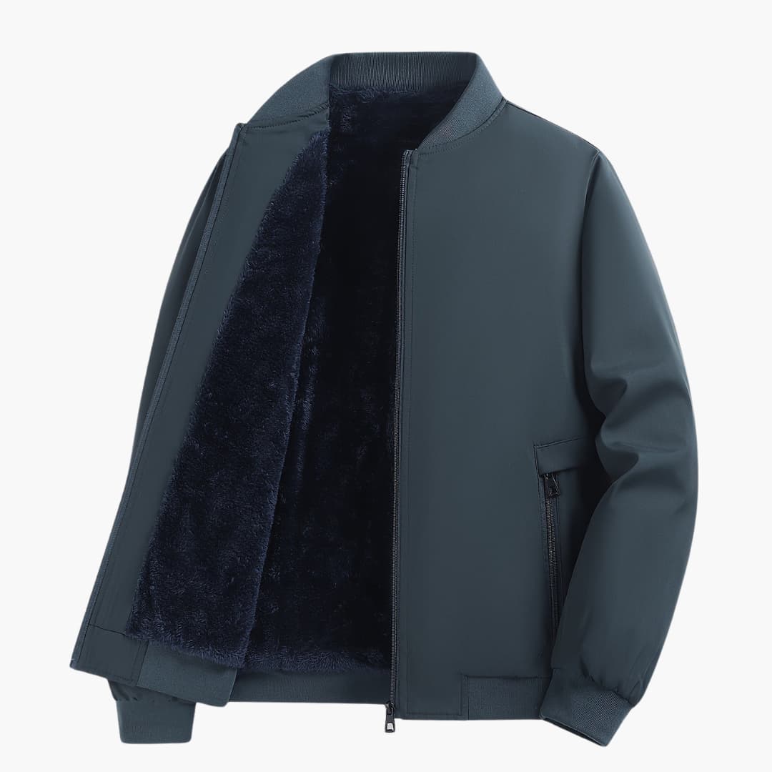 Men's Fleece-lined Casual Jacket Comfortable and Stylish