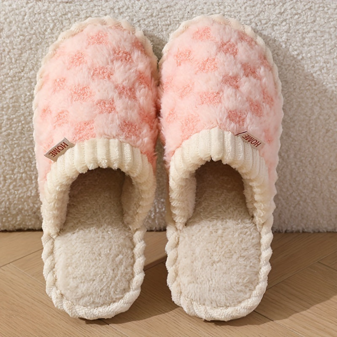 Winter Slippers with Closed Toe Soft and Warm Comfort