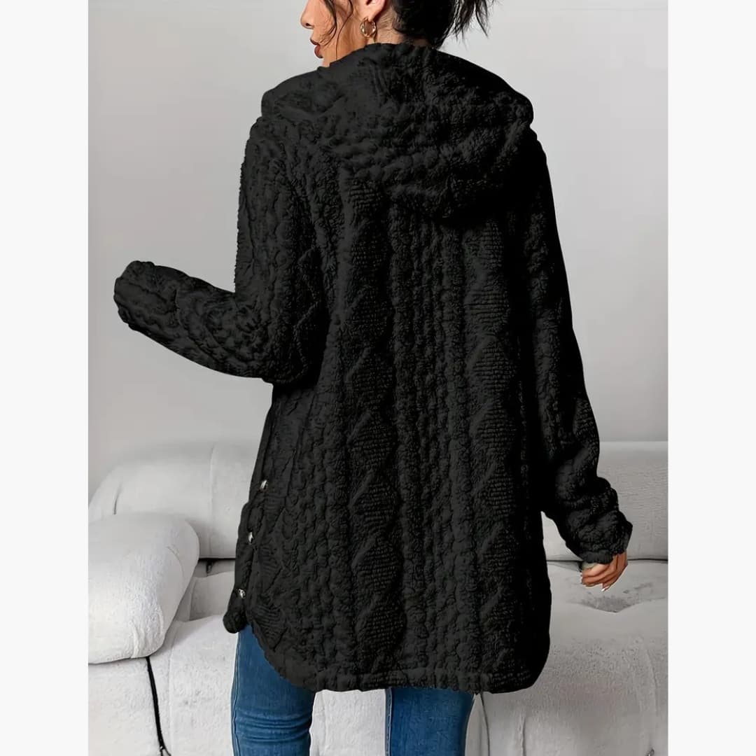 Edith - Cozy hoodie with teddy sweater for women