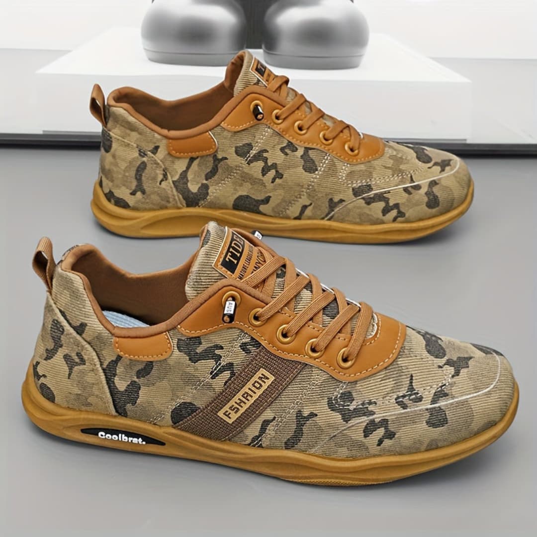 Alojz - Stilige kamuflasje skøytesko for menn