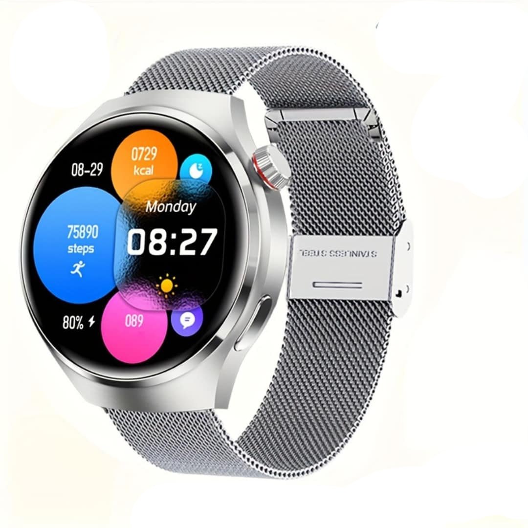 Smartklokke 4 PRO for menn AMOLED trådløs samtale
