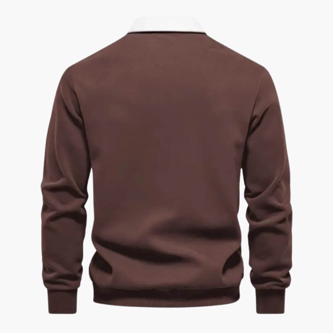 Hans - Stylish Color Block Sweater for Men