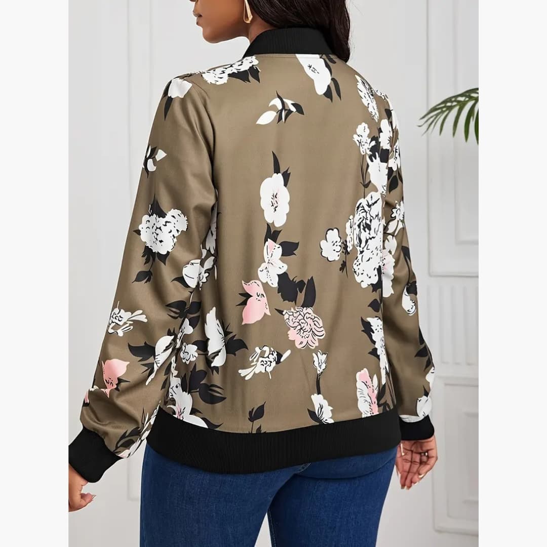 Renata - Stylish floral leisure jacket for women