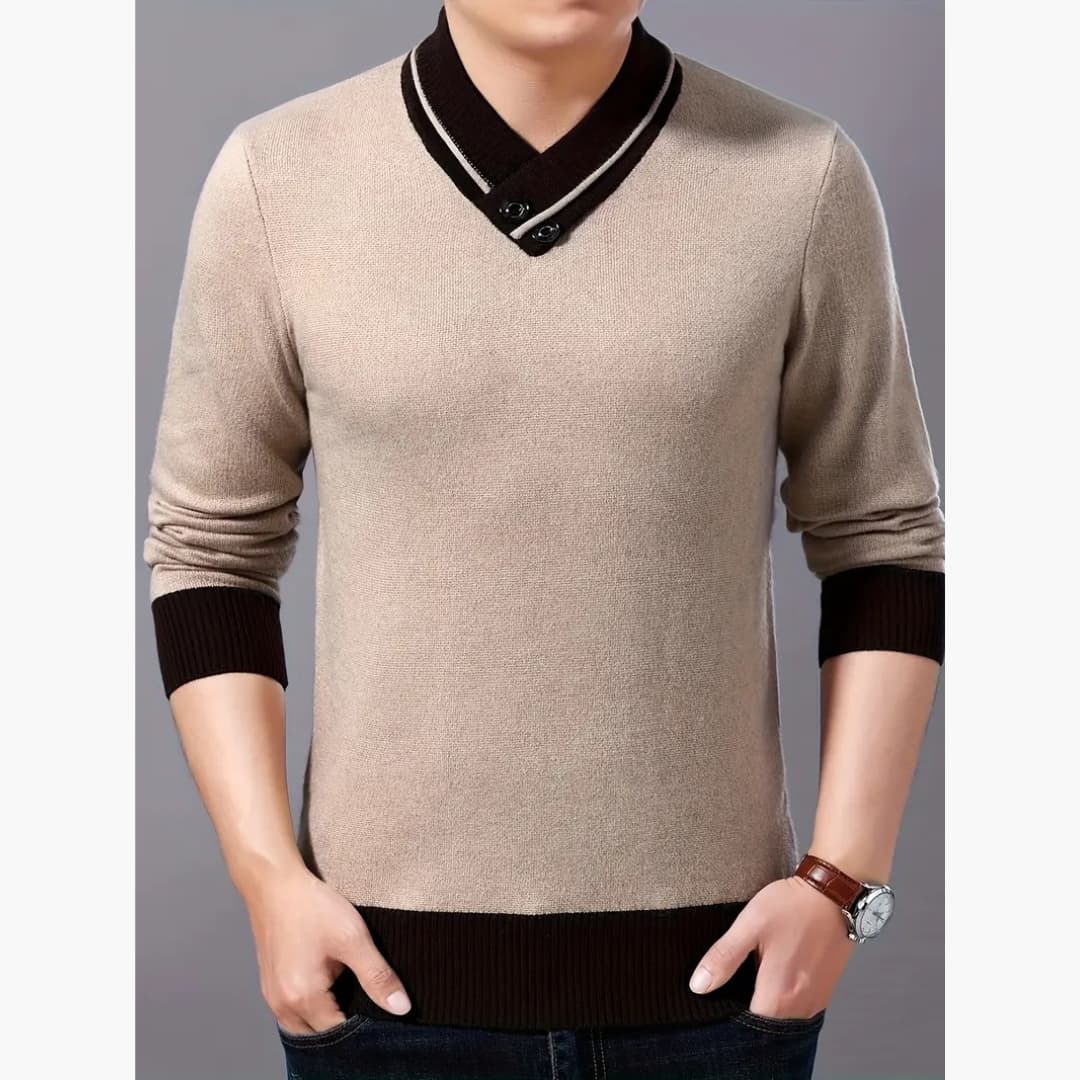 Marcel - Stylish knitted sweater for men