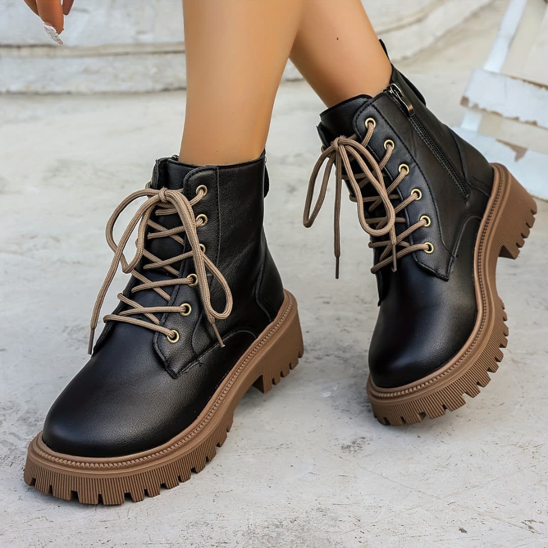 Women's Vintage Inspired Ankle Shoes Stylish Winter Ready