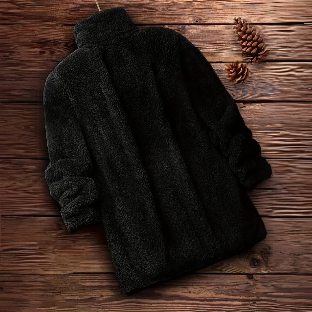 Women's Teddy Zip-Up Sweater Casual Long Sleeve Winter Jacket