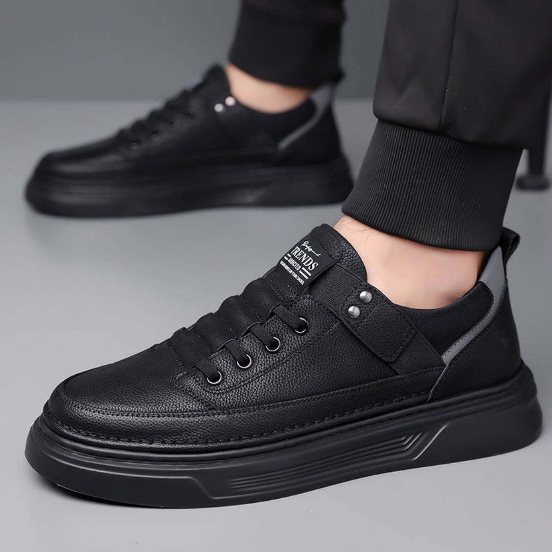 Elias - Versatile leather running shoes for men