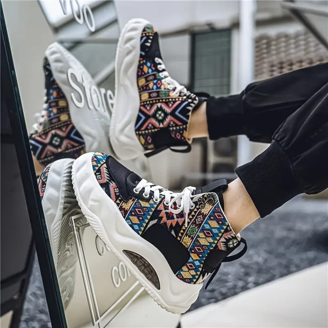 Bart - Trendy high-top sneakers for men