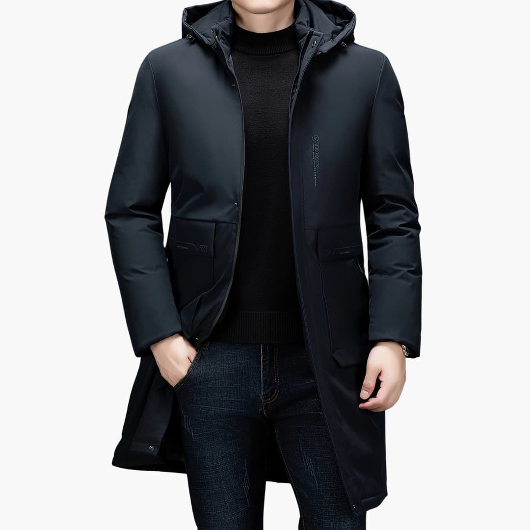 Evan - Stylish winter jacket with hood for men
