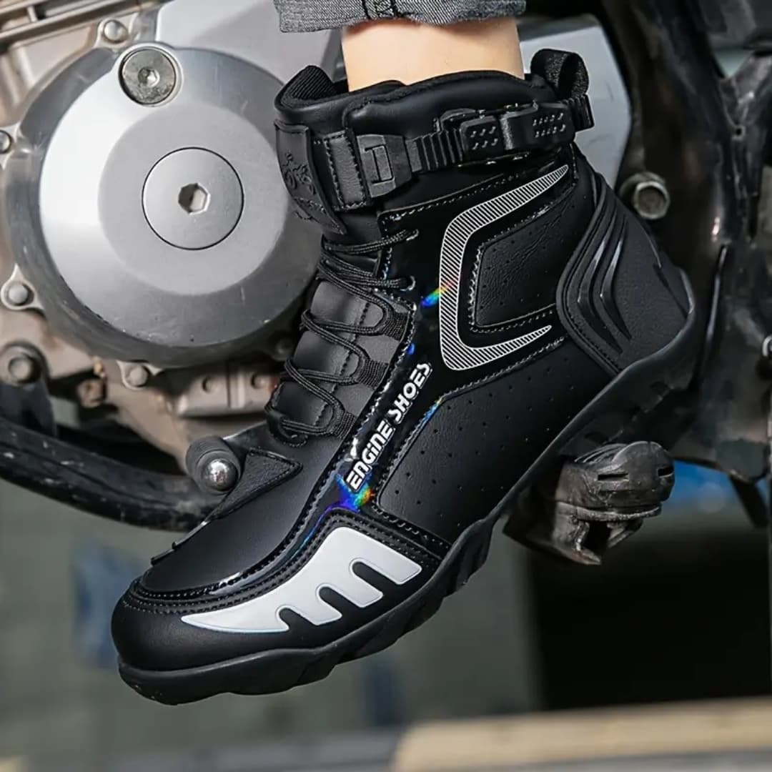 Anselm - Slitesterke motorcycle boots for men