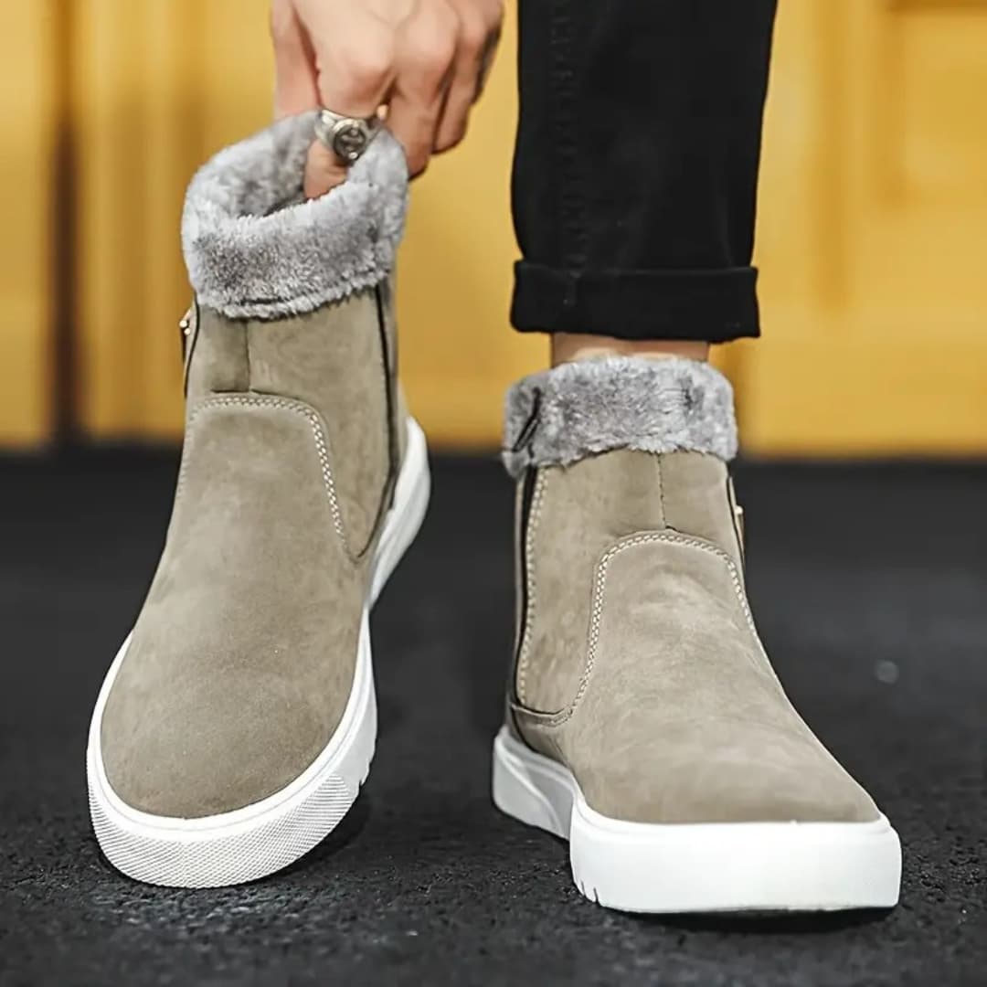 Casimir - Warm snow boots with high top for men
