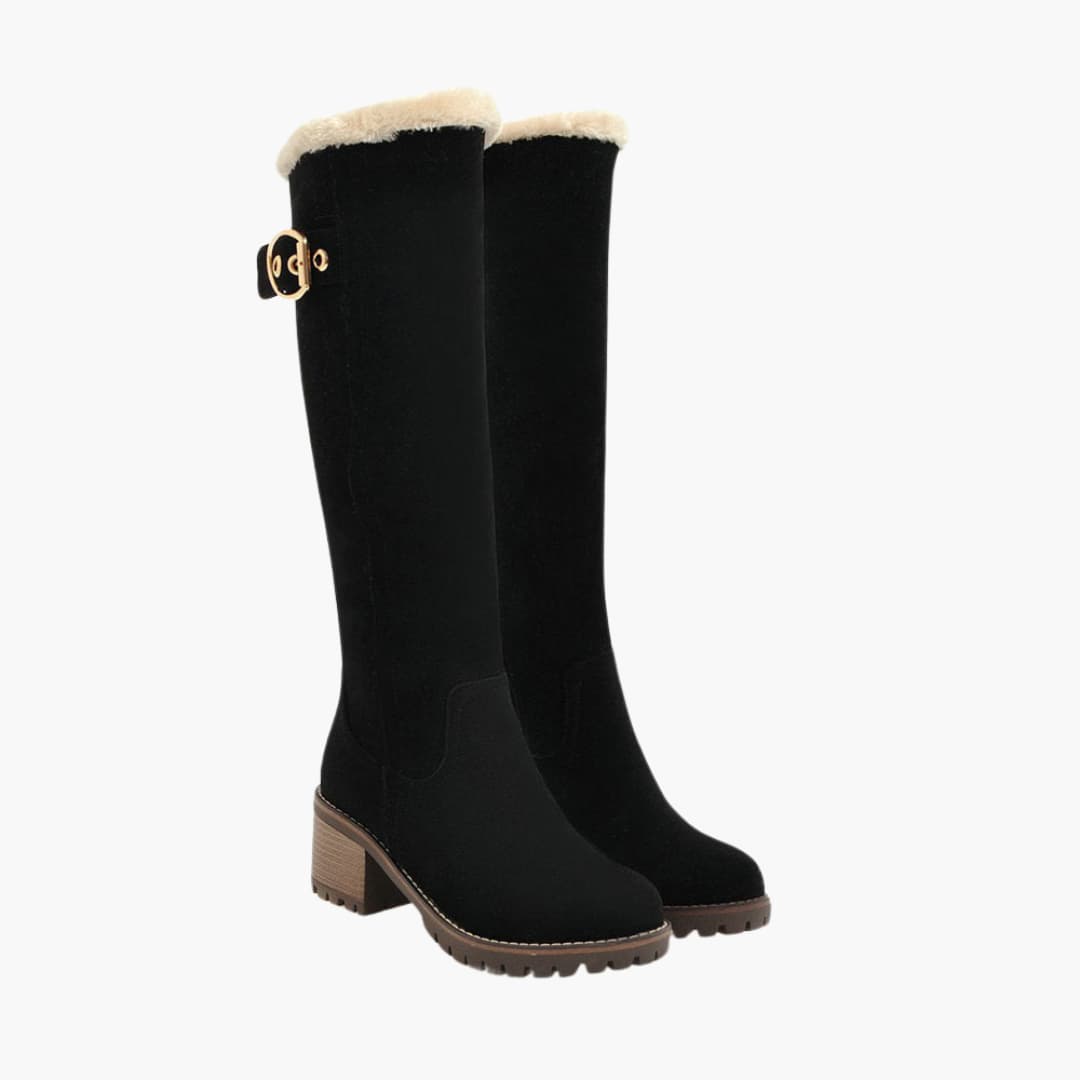 Enya - Comfortable high-heeled boots for women