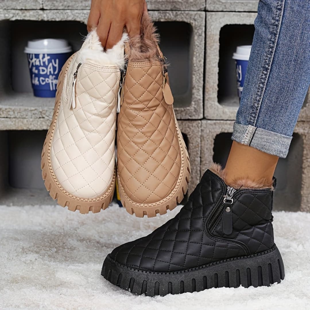 Amelia - Cozy snow boots in cotton for women