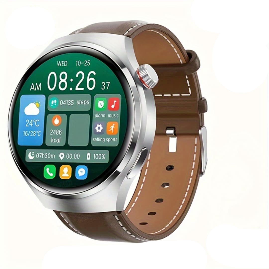 Smartklokke 4 PRO for menn AMOLED trådløs samtale