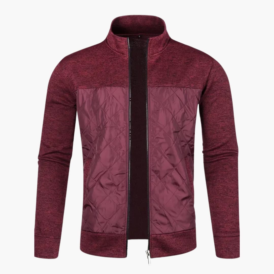 Eugene - Stylish cardigan with full zipper for men