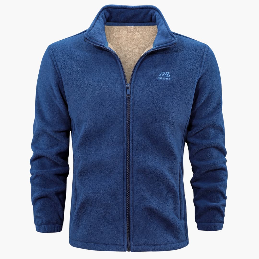 Warm Stand Collar Fleece Jacket Casual Comfort for Autumn and Winter