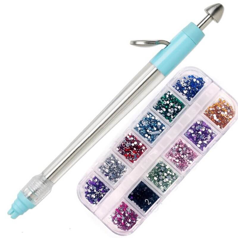 5D diamantmalingspenn for presis krystallkunst, et uunnværlig DIY-verktøy for hobbybruk.