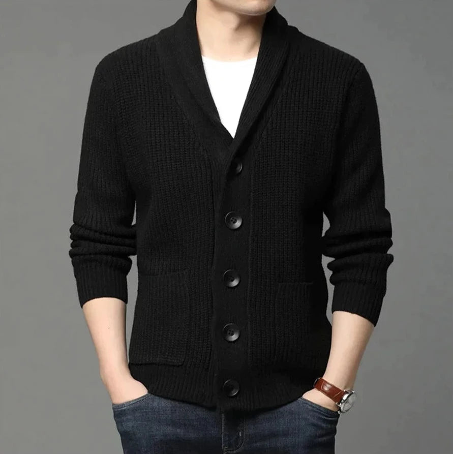 MAILLON - Men's Cardigan Sweater with Buttons