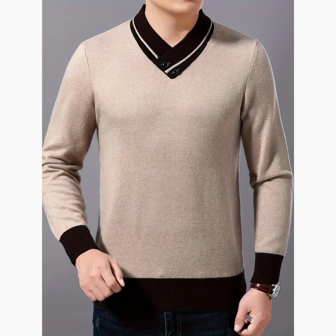 Marcel - Stylish knitted sweater for men
