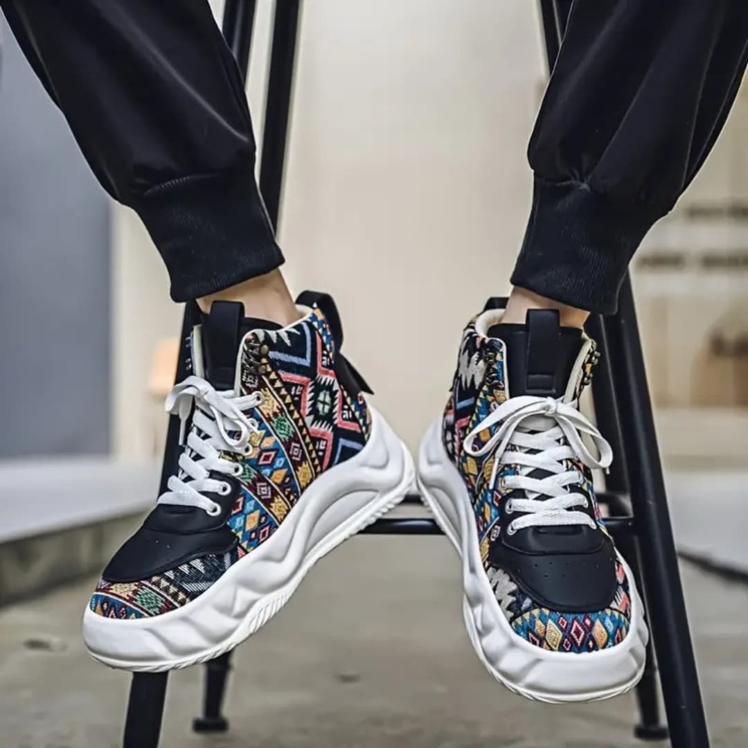 Bart - Trendy high-top sneakers for men