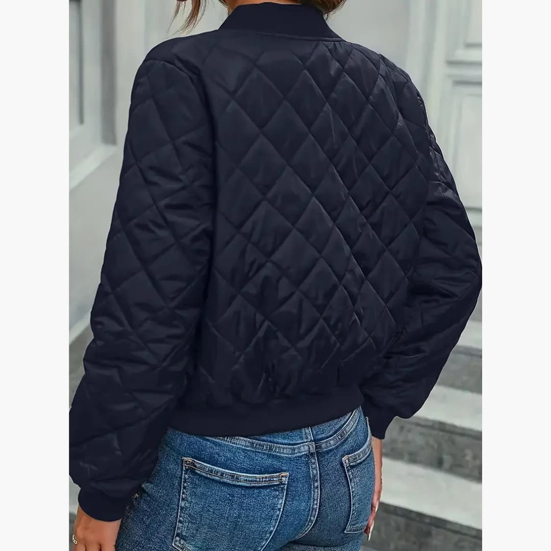 Isabelle - Stylish padded jacket with zipper for women