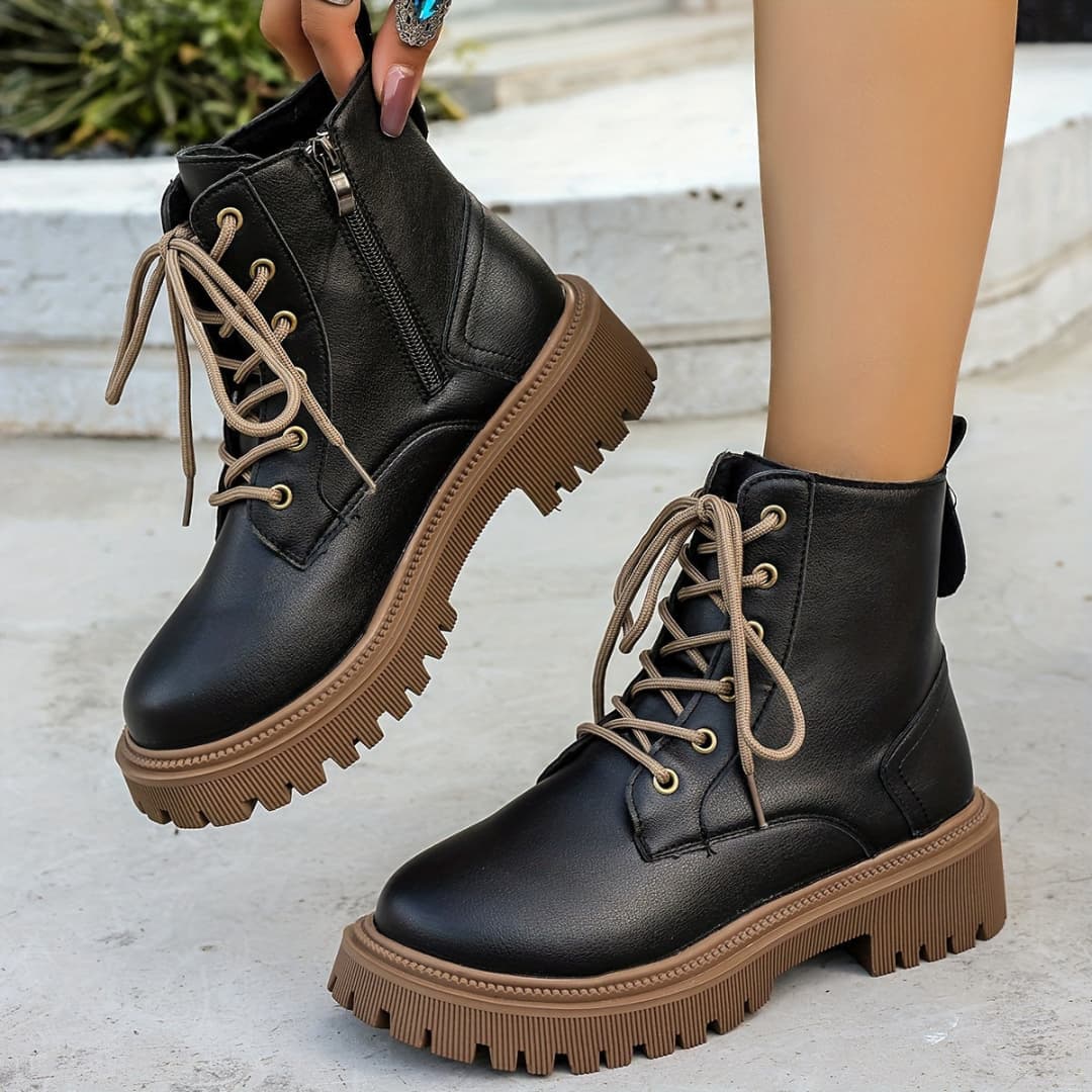 Women's Vintage Inspired Ankle Shoes Stylish Winter Ready