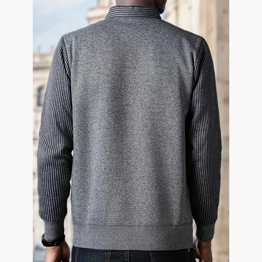 Rafael - Stylish striped knitted sweater for men