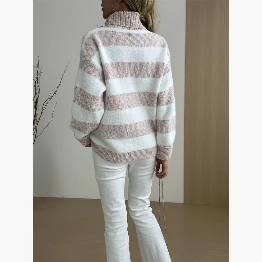 Clara - Stylish sweater with turtle neck for women