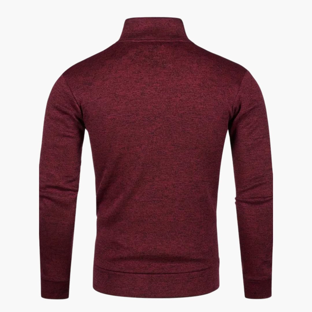 Eugene - Stylish cardigan with full zipper for men