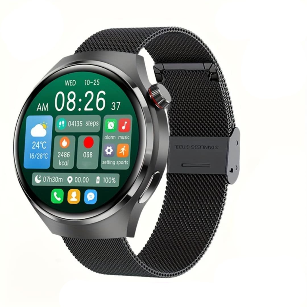 Smartklokke 4 PRO for menn AMOLED trådløs samtale