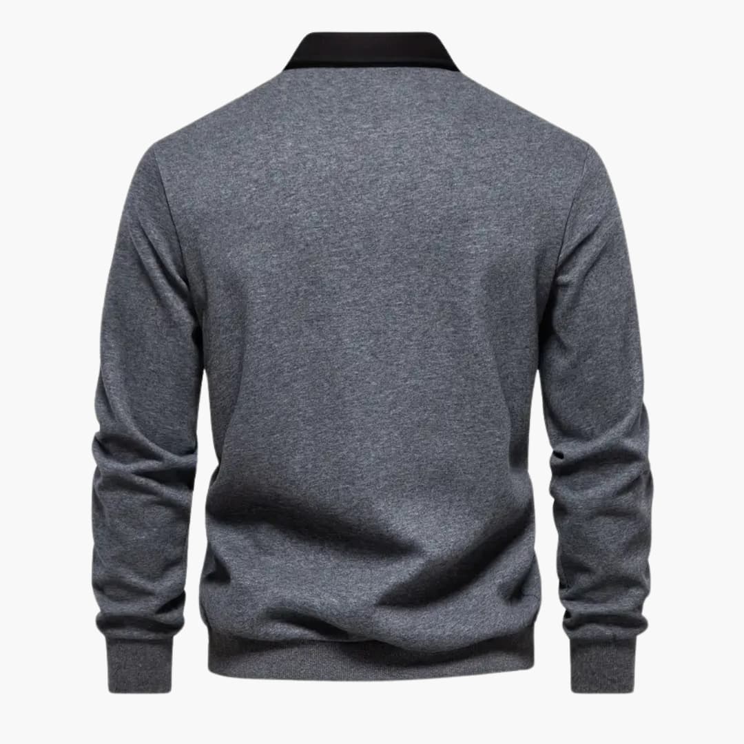 Hans - Stylish Color Block Sweater for Men