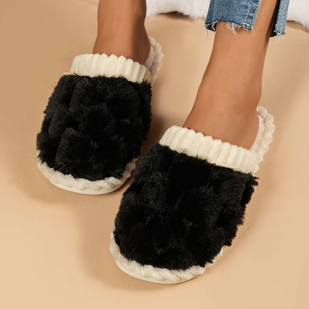 Winter Slippers with Closed Toe Soft and Warm Comfort