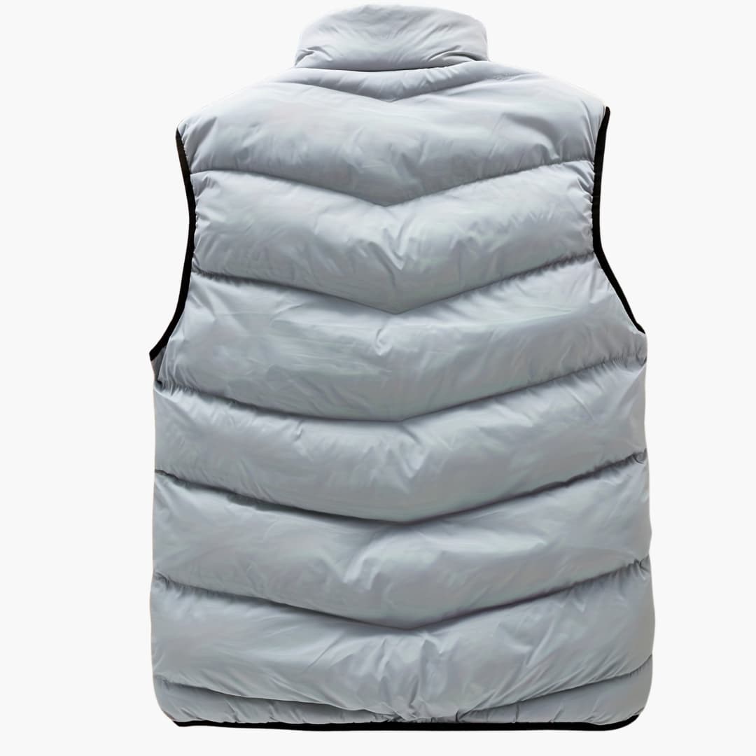 Bruno - Casual vest with zipper for men