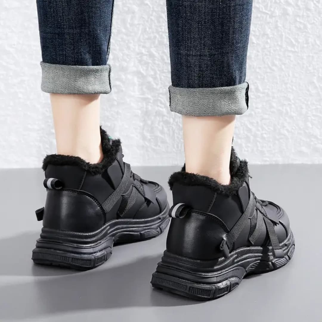 Joelle - Running shoes in synthetic leather for outdoor use for women