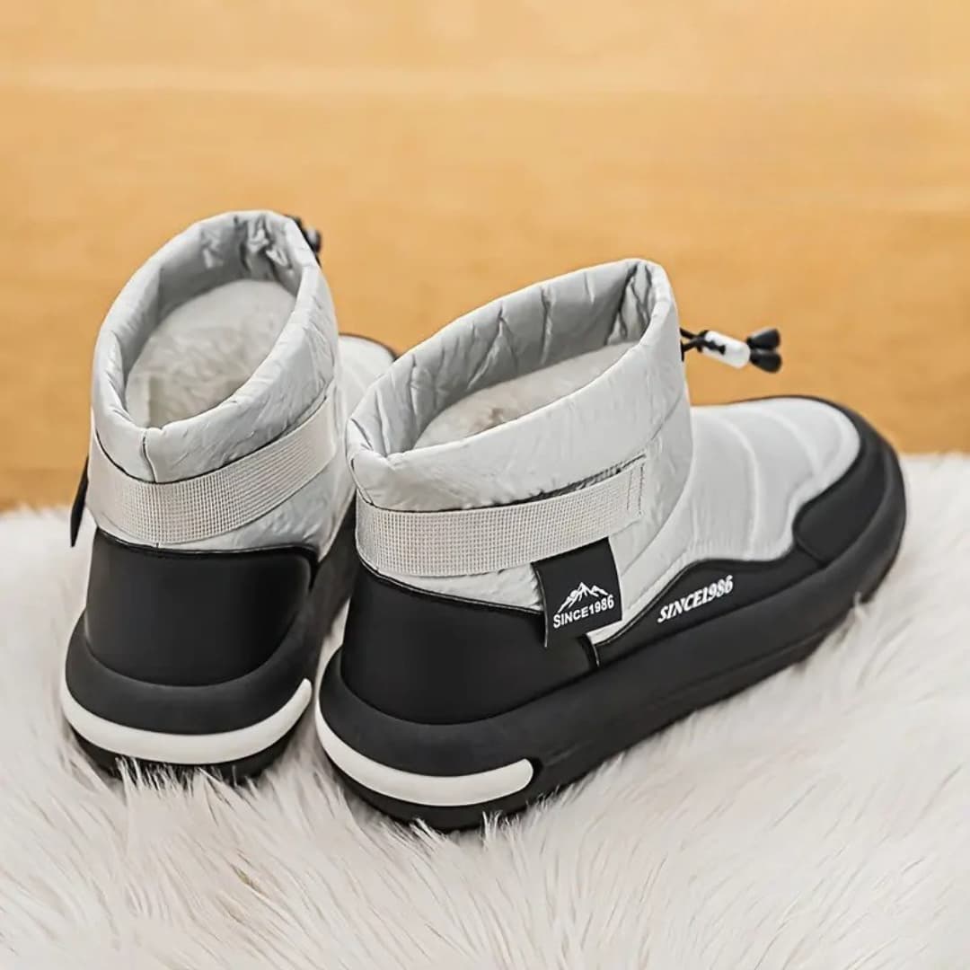 Olivier - Comfortable ankle-high snow boots for men